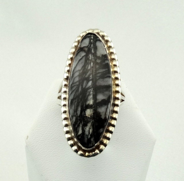 Alien-Invasion ...vintage Natürlich "Alien' Muster Stein Und Sterling Silber Ring Kostenloser Versand #alien-Nar1 Alien-Invasion ...vintage Natürlich "Alien' Muster Stein Und Sterling Silber Ring Kostenloser Versand #alien-Nar1 von rubysvintagejewelry