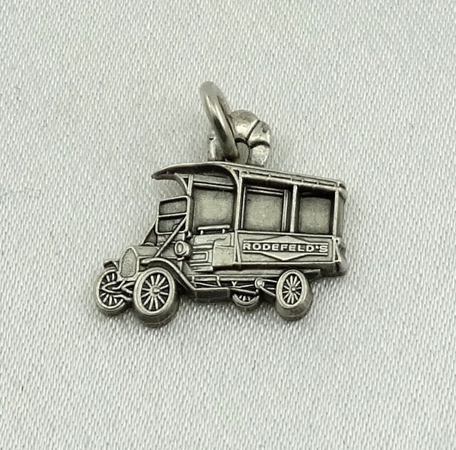 Alte Zeit Deilvery Truck Vintage Sterling Silber Charme Kostenloser Versand #time-cm19 von rubysvintagejewelry