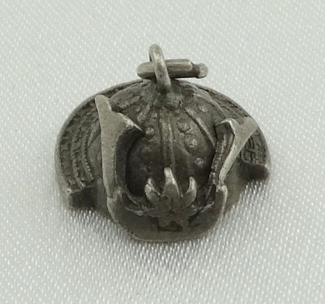 Antike Feuermänner Hut Vintage Sterling Silber Charme Kostenloser Versand #fire-cm18 von rubysvintagejewelry