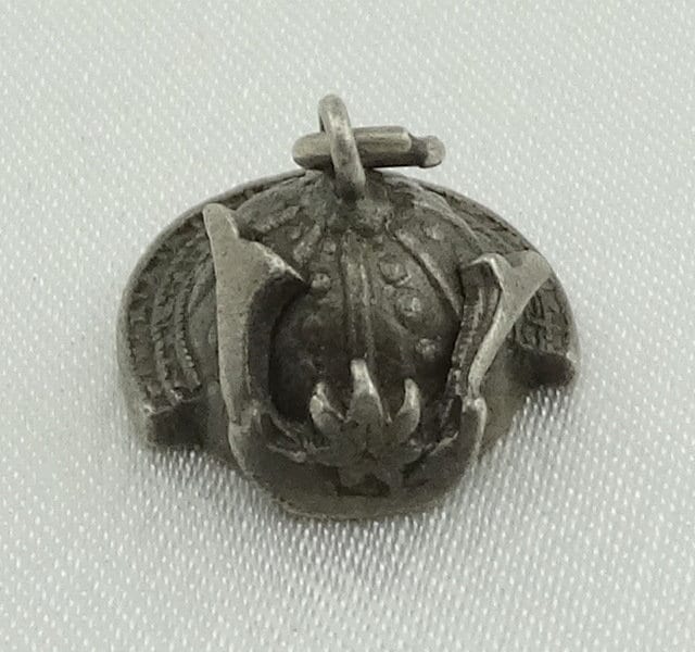 Antike Feuermänner Hut Vintage Sterling Silber Charme Kostenloser Versand #fire-cm18 von rubysvintagejewelry