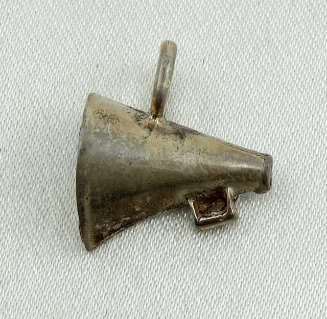 Cheerleader Mega Telefon Vintage Sterling Silber Charme Kostenloser Versand #chee-cm19 von rubysvintagejewelry