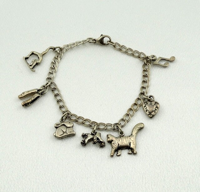 Dies Sind Ein Paar Meiner Lieblingsdinge... Vintage Sterling Silber Charm Armband Kostenloser Versand #favorite-cm3 Dies Sind Ein Paar Meiner Lieblingsdinge... Vintage Sterling Silber Charm Armband Kostenloser Versand #favorite-cm3 von rubysvintagejewelry