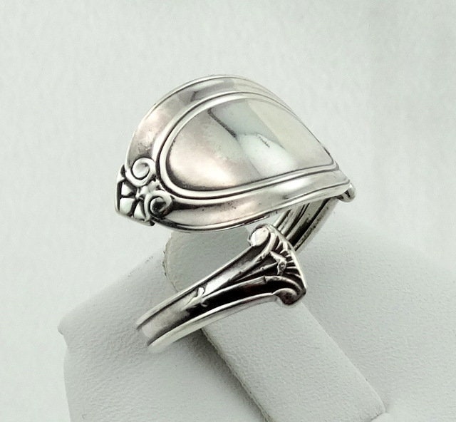 Echter Vintage Sterling Silber Löffel Ring #spoon7-B11-Spr2 Echter Vintage Sterling Silber Löffel Ring #spoon7-B11-Spr2 von rubysvintagejewelry