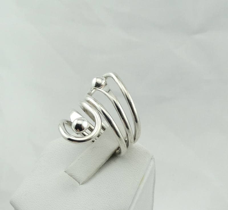 Einzigartige Designer Wrapping Sterling Silber Ring Kostenloser Versand #wrap-Sr3 von rubysvintagejewelry