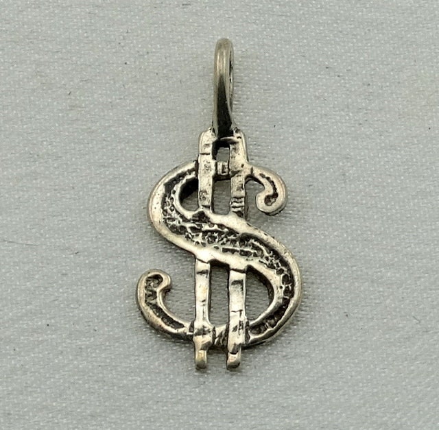 Geld Vintage Sterling Silber Charme Kostenloser Versand #mone-cm17 Geld Vintage Sterling Silber Charme Kostenloser Versand #mone-cm17 von rubysvintagejewelry