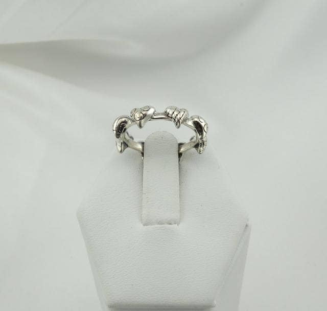 Herzen Herzen Sterling Silber Band Mit 8 Kostenloser Versand #8Hearts-Sr5 Herzen Herzen Sterling Silber Band Mit 8 Kostenloser Versand #8Hearts-Sr5 von rubysvintagejewelry