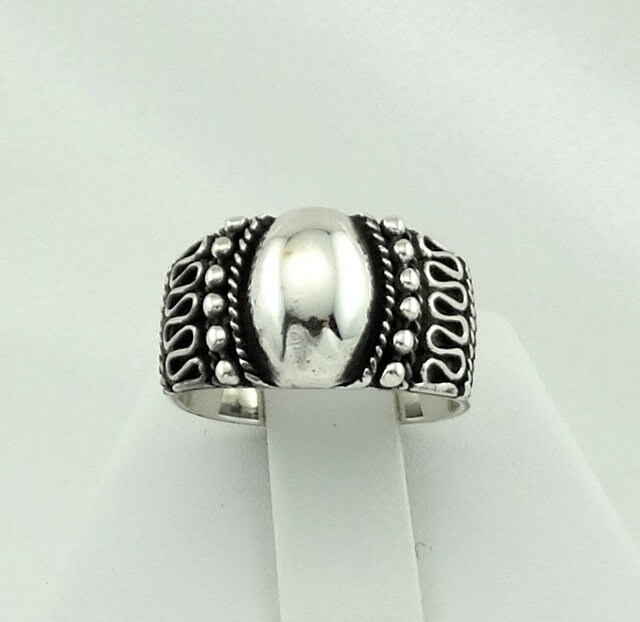 Hohle Kuppel Vintage Dekorative Sterling Silber Ring Kostenloser Versand #dome-Sr6 Hohle Kuppel Vintage Dekorative Sterling Silber Ring Kostenloser Versand #dome-Sr6 von rubysvintagejewelry