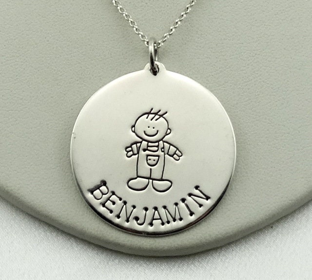 Jahrgang Lucy Ann Kreationen "Benjamin" Sterling Silber Anhänger Kostenloser Versand 24" Kette Enthalten #benjamin-Spc14 von rubysvintagejewelry