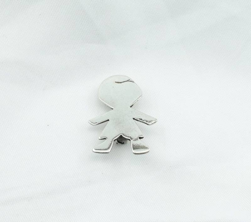 Kleines Kind Sterling Silber Brosche/Pin Kostenloser Versand #zina-Br2 von rubysvintagejewelry