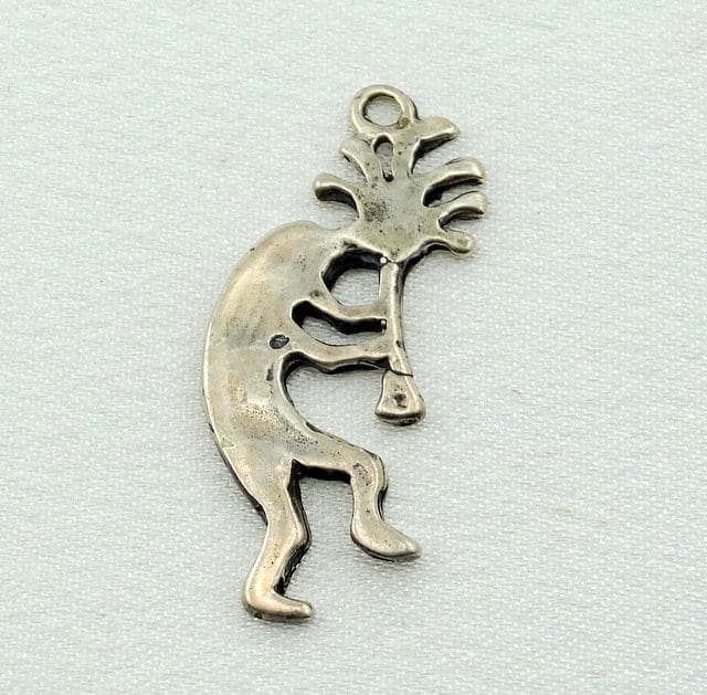 Kokopelli Flöte Tänzer Vintage Solide Sterling Charme Kostenloser Versand #koko-cm5 von rubysvintagejewelry