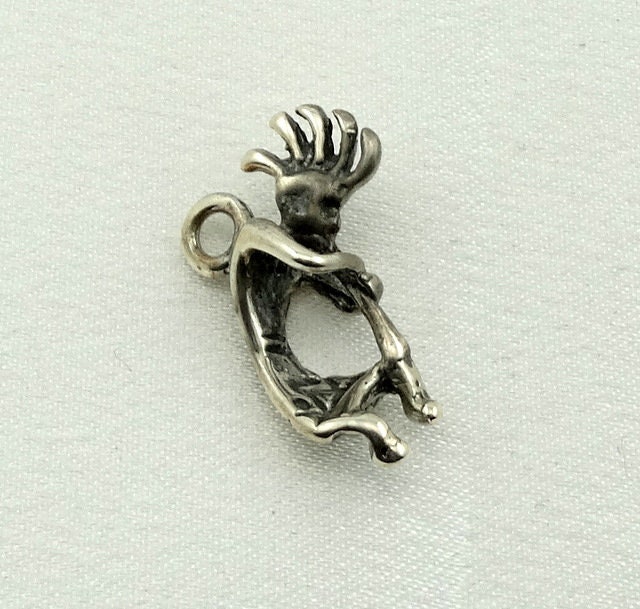 Kokopelli Tänzer Vintage Sterling Silber Charme Kostenloser Versand #koda-cm14 von rubysvintagejewelry