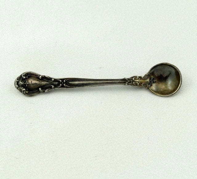 Kuss Der Koch Sammlerstück "Gorham' Antik Sterling Silber Salz Löffel Brosche/Pin Kostenloser Versand #gorham-Br7 Kuss Der Koch Sammlerstück "Gorham' Antik Sterling Silber Salz Löffel Brosche/Pin Kostenloser Versand #gorham-Br7 von rubysvintagejewelry