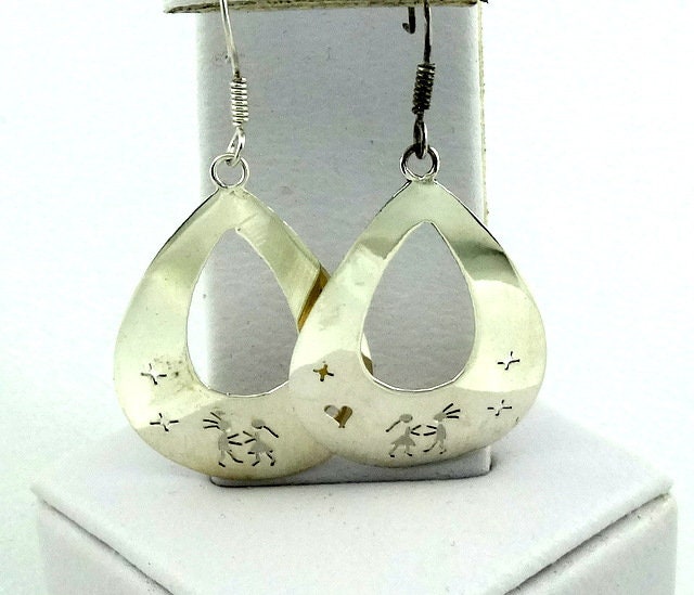 Let Es Dance... Vintage Sterling Silber Tänzer Baumeln Ohrringe Kostenloser Versand #dance-Erg7 von rubysvintagejewelry