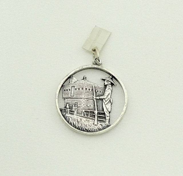 Pennsilvania Minute Mann Vintage Sterling Silber Charme Kostenloser Versand #penn-cm16 von rubysvintagejewelry