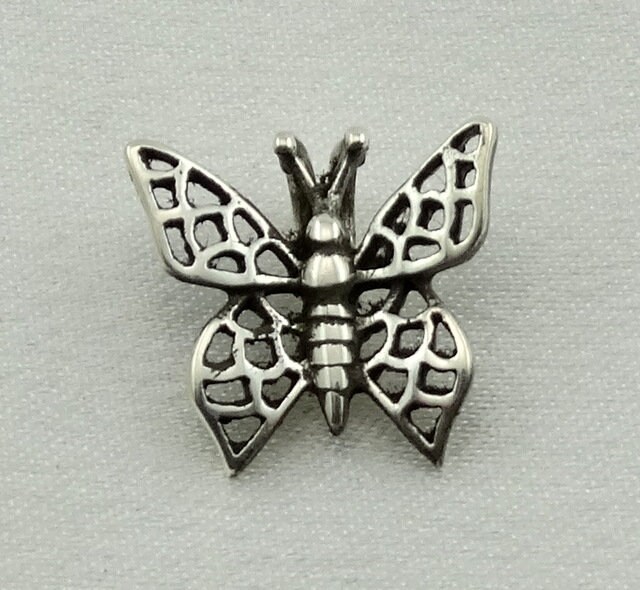 Schmetterling Vintage Sterling Silber Charme Kostenloser Versand #flyb-cm21 von rubysvintagejewelry