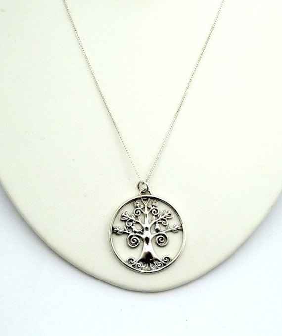 Sterling Silber Stamm Baum Wurzeln Genealogie Anhänger. Kostenloser Versand 18" Kette Enthalten #tree1-Spc1 Sterling Silber Stamm Baum Wurzeln Genealogie Anhänger. Kostenloser Versand 18" Kette Enthalten #tree1-Spc1 von rubysvintagejewelry