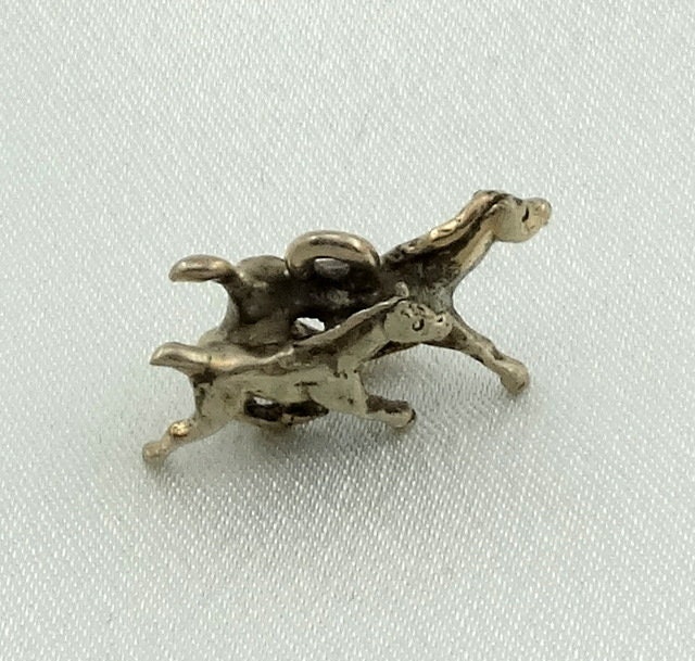 Stute Und Colt Vintage Sterling Silber Charme Kostenloser Versand #colt-cm19 von rubysvintagejewelry