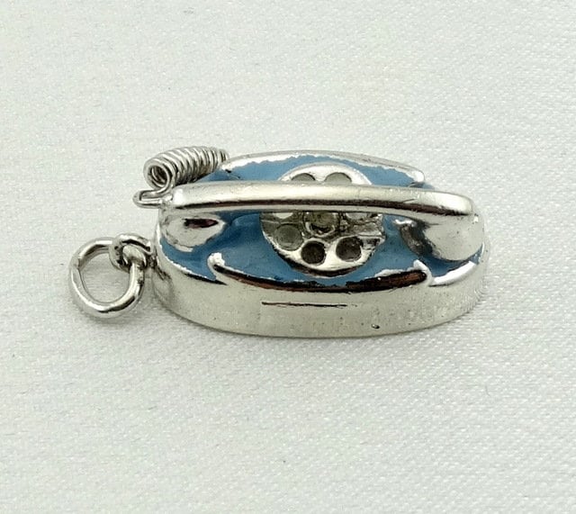 Telefon Vintage Sterling Charm Kostenloser Versand #phon-cm13 von rubysvintagejewelry