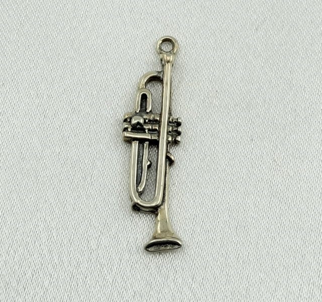 Trompete Vintage Sterling Silber Charme Kostenloser Versand #petu-cm19 Trompete Vintage Sterling Silber Charme Kostenloser Versand #petu-cm19 von rubysvintagejewelry