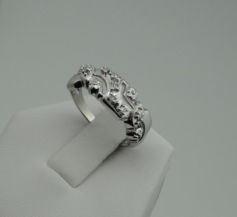 Vintage 1930Er Art Deco 14K Weißgold Und Diamant Ring Größe 6 Versandkostenfrei #wg1930D-Gr1 Vintage 1930Er Art Deco 14K Weißgold Und Diamant Ring Größe 6 Versandkostenfrei #wg1930D-Gr1 von rubysvintagejewelry