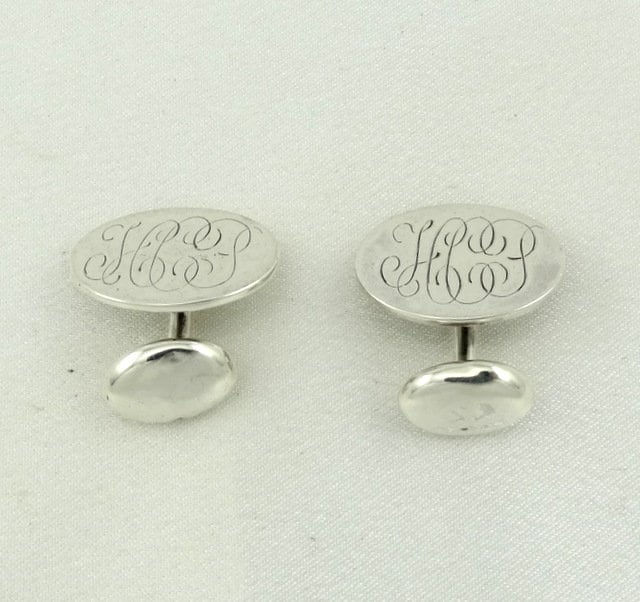 Vintage Graviert "H C P" Sterling Silber Manschettenknöpfe Kostenloser Versand #hcp-Cl1 Vintage Graviert "H C P" Sterling Silber Manschettenknöpfe Kostenloser Versand #hcp-Cl1 von rubysvintagejewelry
