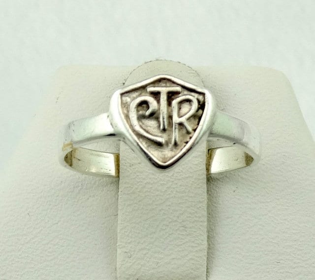 Vintage Pre-Owned Ctr Massive Sterling Silber Signet Ring Kostenloser Versand Größe 6 #plain6Ctr-L1 von rubysvintagejewelry