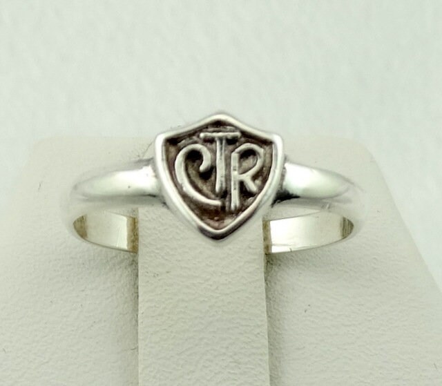 Vintage Pre-Owned Ctr Massive Sterling Silber Signet Ring Kostenloser Versand Größe 7 #ctrvintsimp-L1 von rubysvintagejewelry