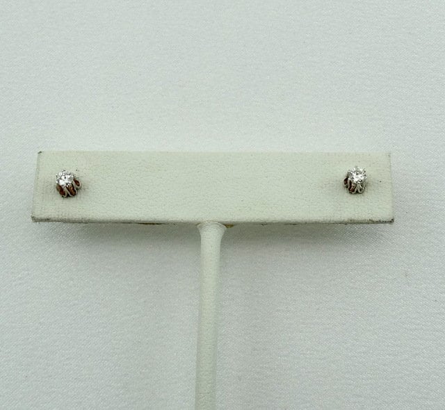 Wunderschöne 1/4 Karat Diamant 14K Weißgold Schraubverschluss Ohrringe Versandkostenfrei #14K.25-Erg1 Wunderschöne 1/4 Karat Diamant 14K Weißgold Schraubverschluss Ohrringe Versandkostenfrei #14K.25-Erg1 von rubysvintagejewelry