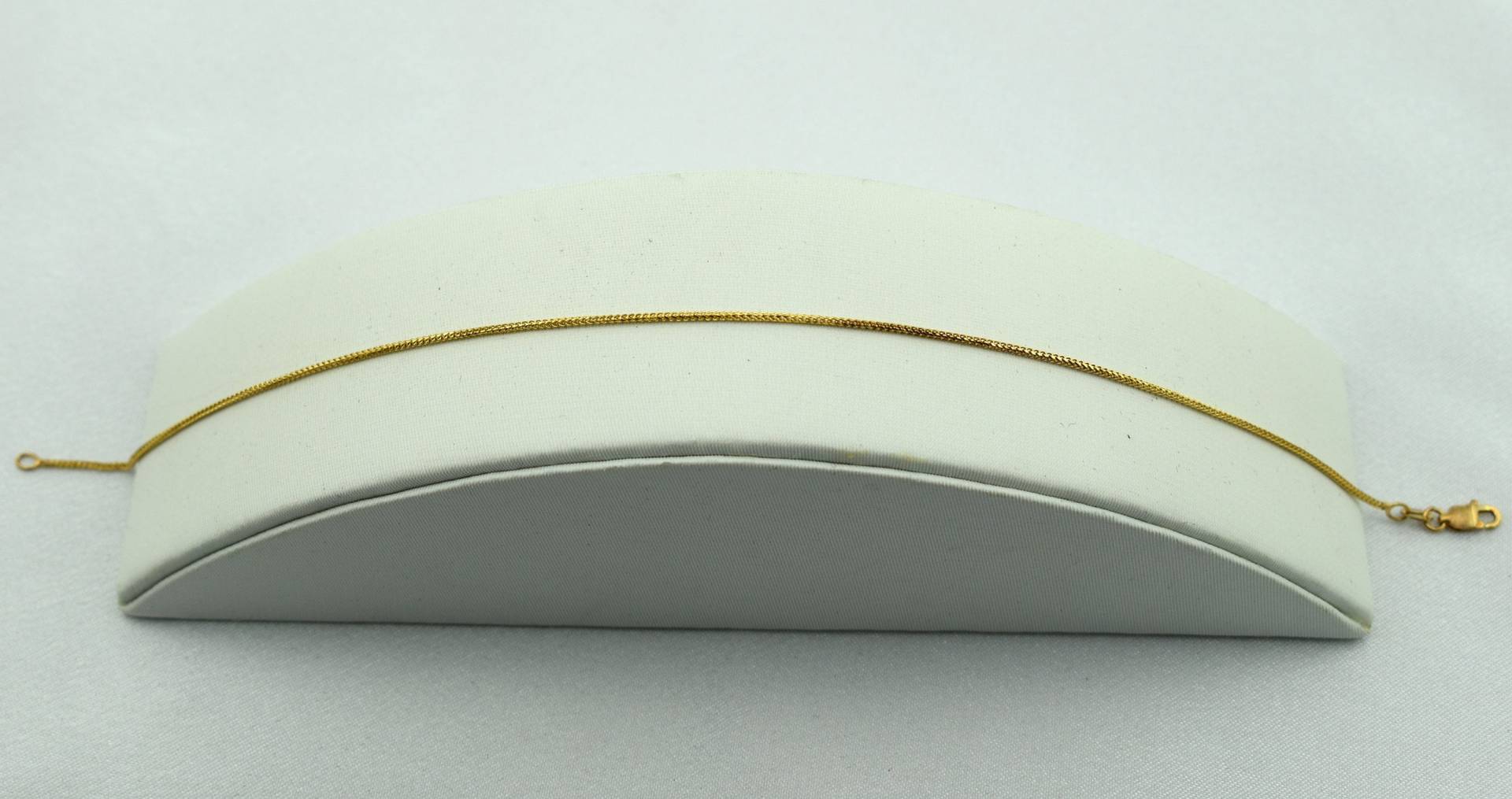 Wunderschönes 14K Gelbgold Kettenarmband 9 Zoll Länge Kostenloser Versand #14Ktch-lb7 von rubysvintagejewelry