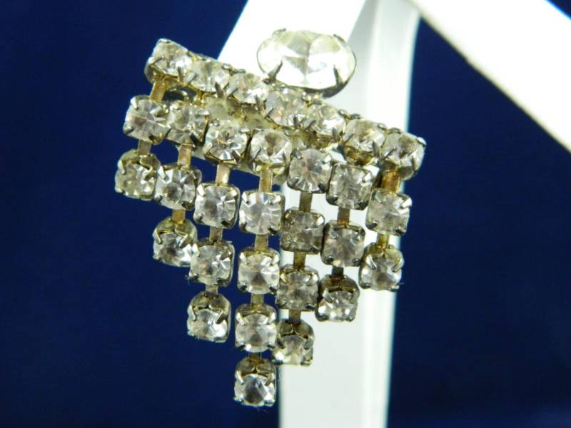 Brosche Vintage Strass Brosche Vintage Strass von rubytoosrelics