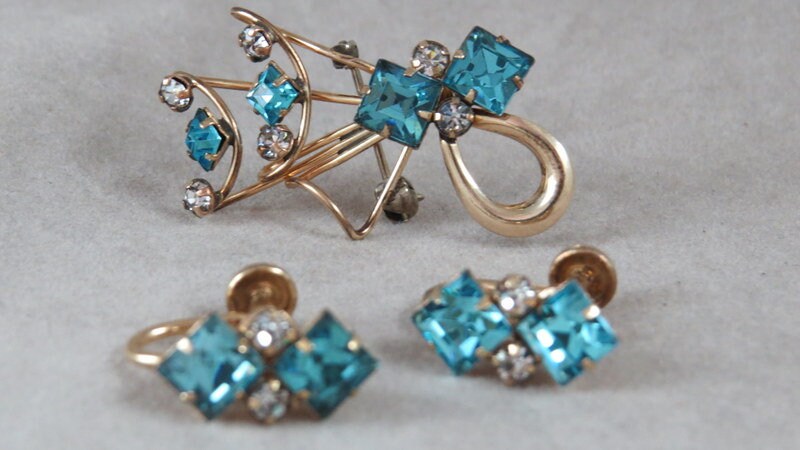 Gold Filled Ohrringe Und Anhänger Pin Set.kostenloser Versand Nach Usa Gold Filled Ohrringe Und Anhänger Pin Set.kostenloser Versand Nach Usa von rubytoosrelics