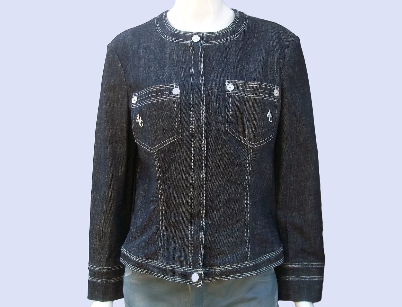 Versace - Jeansjacke Aus Denim, Für Damen von ruggierosartoria1955