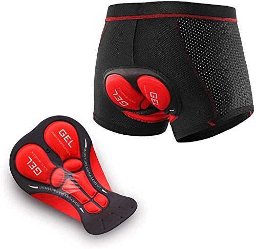 Radsport Shorts für Herren radlerhose 5D Gel gepolsterte Radhose Herren Atmungsaktive Radhose Herren Gepolsterte schnell trocknende Radhose Unterhose Mountains Fahrrad Fahrrad MTB Shorts für Rennrad O von ruguo