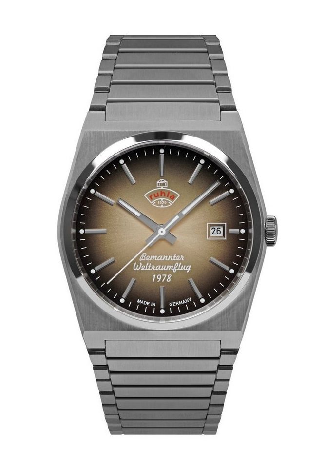 ruhla Automatikuhr Space Control Herrenuhr 4660M-2 Edelstahlband 40 mm 4660M-2, Made in Germany von ruhla