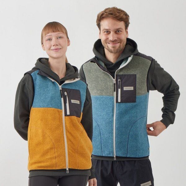 runamics TheNova Merino Fleece Weste 2026, verschiedene Farben, unisex von runamics