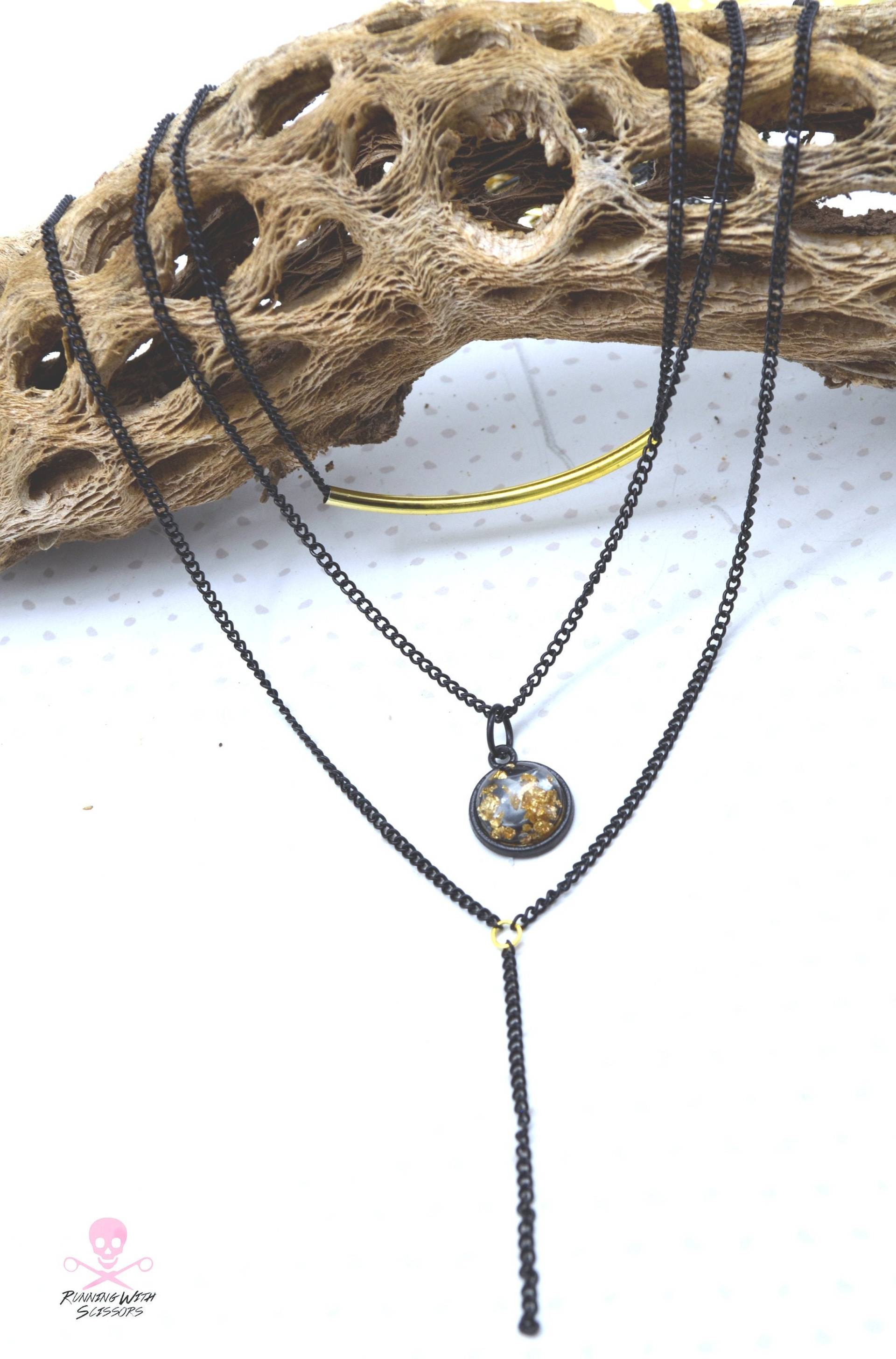stay Golden Necklace Trio - Anpassbare 3-Teilige Layering Halskette von runningwithscissorss
