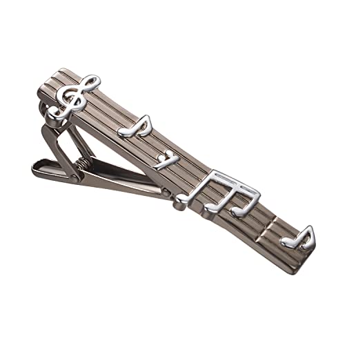 RunootPR Krawatte Musiker Schwarz Krawattenklammer Personalisiert für Herren Schmuck Geschenk von runootPR