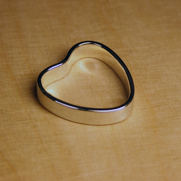 Herz Ring.sterling Silber. Valentinstag Geschenk Mit Kostenlosem Versand von ruslansbilejs