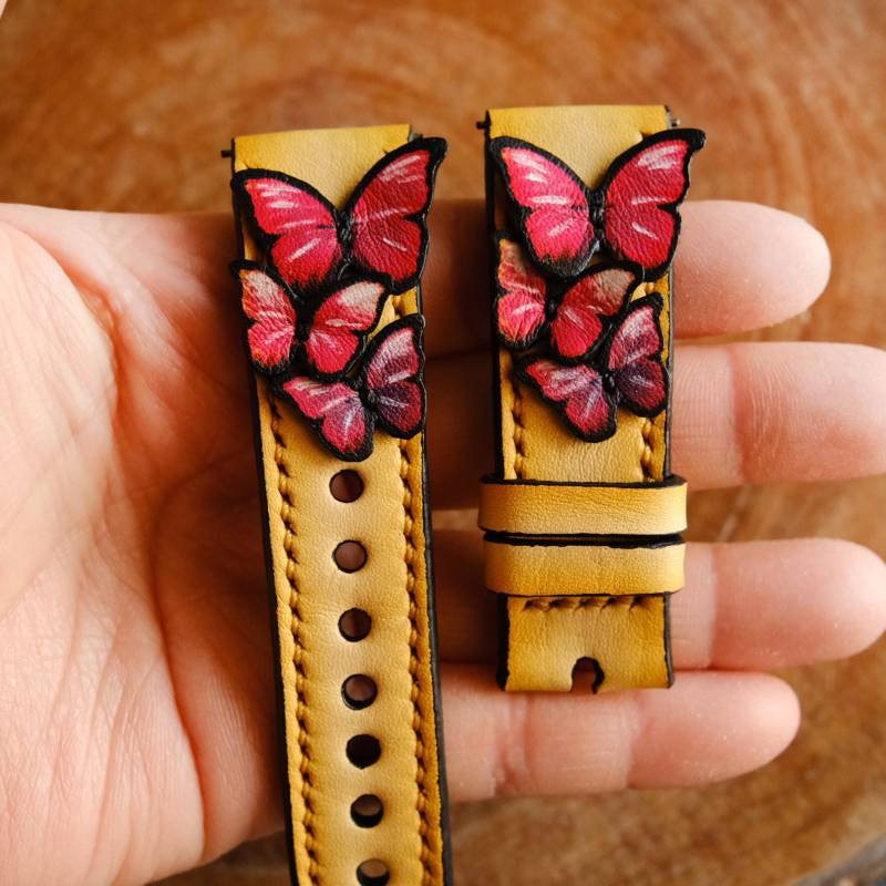 Fitbit Versa 2 3 Gurt Charge 4 Strap Lite Band Girl 23mm Mit Quick Release Spring Bar Handmade von ruslieco