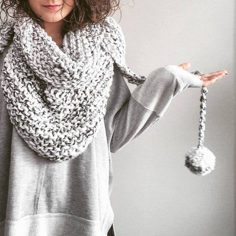 Dreieckstuch - Dreieckstuch, Schultertuch, Grobstrick Schal, Dicker Schal von rustiknits