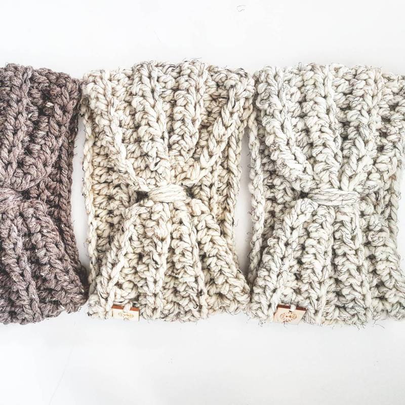 Rustikales Turban-Stirnband - Warmes Häkelstirnband, Stirnband Gehäkelt, Gehäkelt Rustikales Turban-Stirnband - Warmes Häkelstirnband, Stirnband Gehäkelt, Gehäkelt von rustiknits