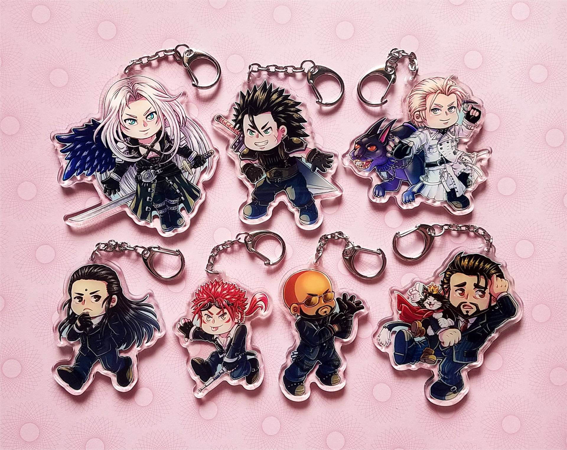 2.5" - 3" Ff7R | Set 2 Acryl Charms 2.5" - 3" Ff7R | Set 2 Acryl Charms von rustybeeproductions