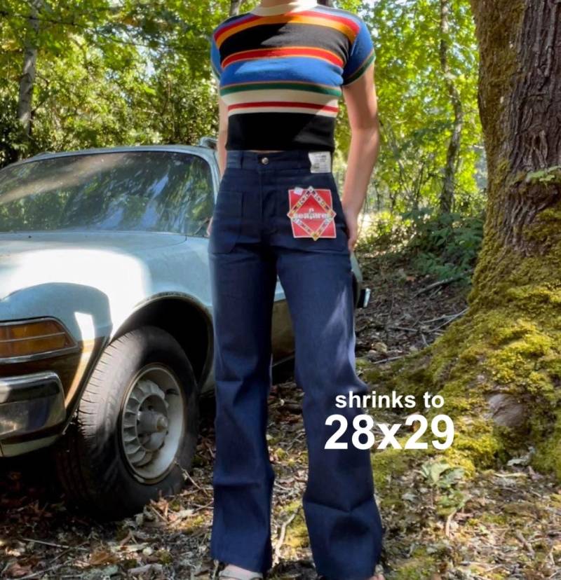 29W 30L - Seafarer Bellbottom Jeans Nos Us Navy Deadstock von rustyzipper