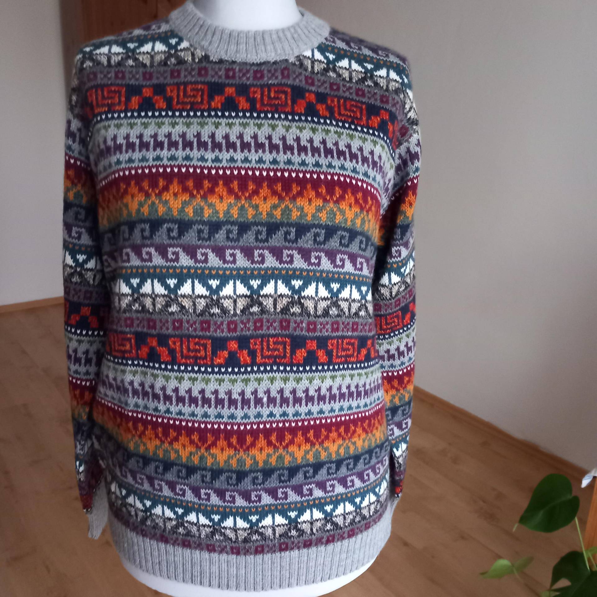 Jacquard Pullover Aus Alpakawolle/Pullover Für Männer -Frauen Baby-Alpaka/Warmer, Weicher Alpakawolle von ruthicolorido