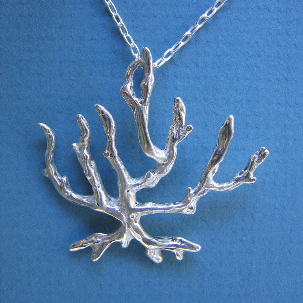 Baum Des Lebens Menora Anhänger | Sterling Silber Baum Des Lebens Menora Anhänger | Sterling Silber von ruthshapiro
