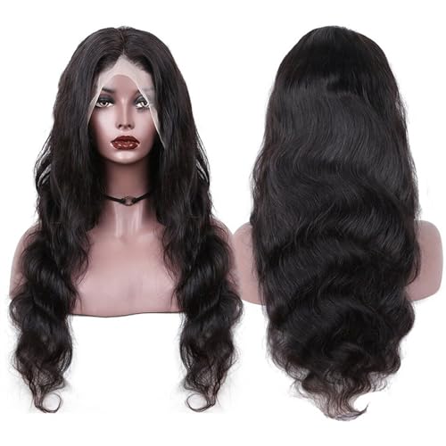 Damenperücke 100% echtes Echthaar Perücken für Frauen und schwarze Mädchen 8 bis 30 Zoll Körperwelle Spitze vorne Perücke Transparent 13x4 HD Perücke von ruyi-1986