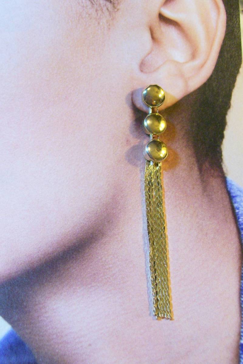 Gold Oder Silberjingle Jangle Jingle Shiney Party Style Schöne Ohrringe von rykasbeads