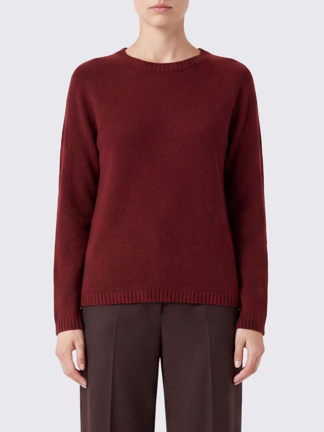 'S Max Mara Rundhalspullover von aus Woll-Kaschmir-Mischung mit langen Ärmeln von 's Max Mara