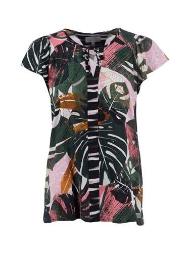 s'questo Bluse 1/2 Viskose-Bluse, Flügelärmel, bunt, farbenfroh Multicolour 44 Soquesto Kollektion Summer Nights von s`questo