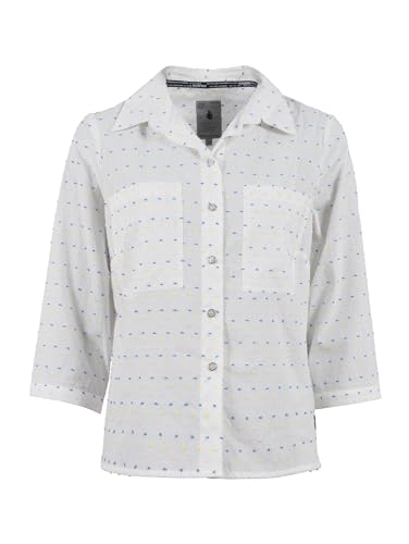 s'questo Bluse 3/4 strukturierter Stoff, modern Offwhite 42 Soquesto von s`questo
